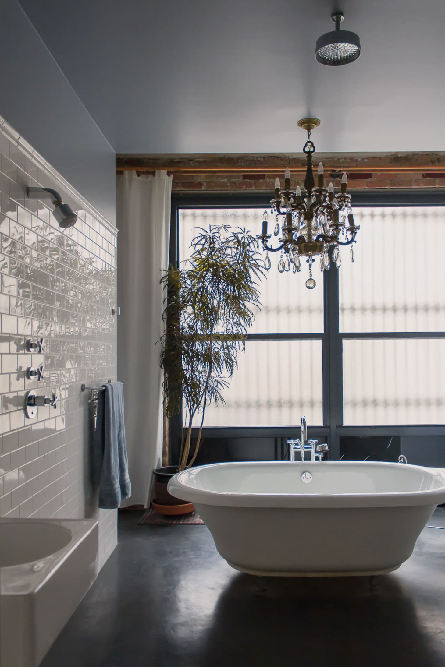 Fancy Bath Lighting Inspiration and Tips for Hanging a Chandelier Over